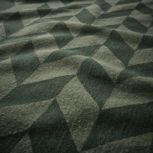 SANDVIVA منشفة شاي, أخضر/أبيض, 45x60 سم