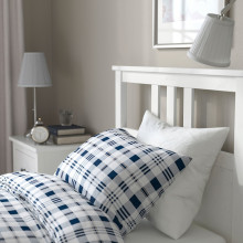 HEMNES إطار تخت، أبيض Luröy، 120×200سم