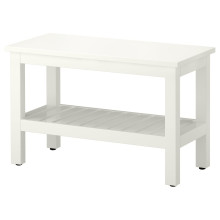 HEMNES مقعد طويل, أبيض, 83 سم