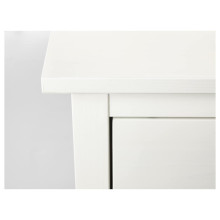 HEMNES خزانة بـ 8 أدراج, أبيض, 160x96 سم