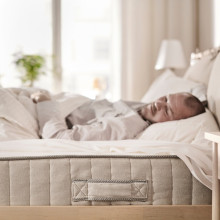 VATNESTRÖM فرشة بنوابض مغلّفة, صلبة أكثر/طبيعي, 160x200 سم