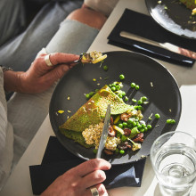 HEMLAGAD مقلاة كريب/بانكيك, مانع للالتصاق أسود, 25 سم