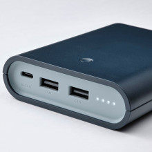 VARMFRONT بنك طاقة, أزرق غامق, 10400 mAh