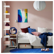 VIHALS هيكل تخت نهاري, أبيض, 80x200 سم