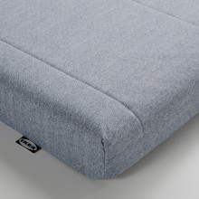 VIHALS تخت نهاري مع فرشة, أبيض/Ågotnes متين., 80x200 سم