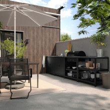GRILLSKÄR وحدة حوض مطبخ/شواية فحم، خارجية