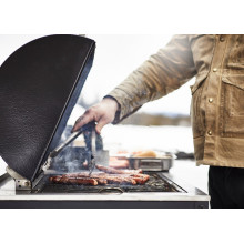 GRILLSKÄR مطبخ مع شواية فحم، خارجية, ستينلس ستيل, 172x61 سم