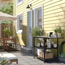 GRILLSKÄR وحدة حوض مع طاولة جانبية
