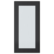 HEJSTA باب زجاج, فحمي/زجاج قصب, 30x60 سم