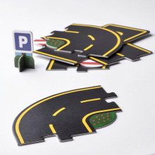 RÄVUNGE طقم مسار سيارات ٢٣ قطعة