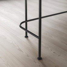 GRÅFJÄLLET طاولة زينة, فحمي, 100x42 سم