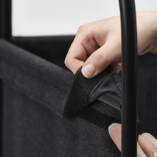 GRÅFJÄLLET مقسم غرفة, فحمي, 150x175 سم