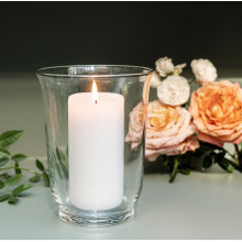 POMP مزهرية/مصباح, زجاج شفاف, 18 سم