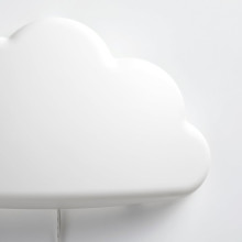 UPPLYST مصباح حائط LED, سحاب أبيض