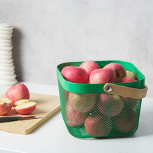 RISATORP سلة, أخضر غامق, 25x26x18 سم