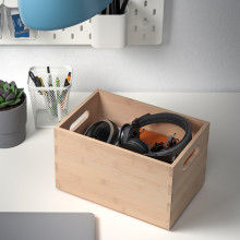 UPPDATERA صندوق تخزين, بامبو فاتح, 16x24x15 سم