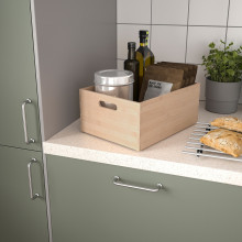 UPPDATERA صندوق تخزين, بامبو فاتح, 24x32x15 سم