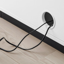 GALANT خزانة مع أبواب, أبيض, 80x120 سم