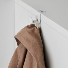 GALANT خزانة مع أبواب, أبيض, 80x120 سم