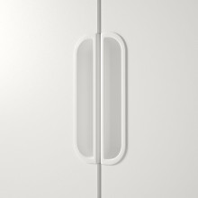 GALANT خزانة مع أبواب, أبيض, 80x120 سم