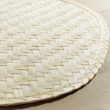 PADDFISK مفرش أطباق, ورق نخل. صناعة يدوية, 37x35 سم