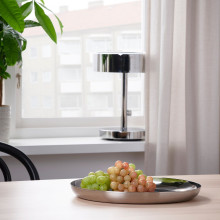 TUVHÄTTA صحن تقديم, ستينلس ستيل, 32 سم