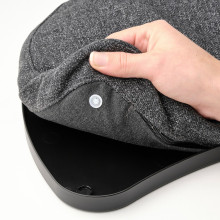 ÖJULF داعم للاب توب, رمادي غامق, 52x38 سم