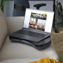 ÖJULF داعم للاب توب, رمادي غامق, 52x38 سم