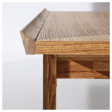 GUTTANE طاولة قهوة, سنديان, 116x39 سم