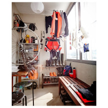 MARIUS مقعد, أسود, 45 سم