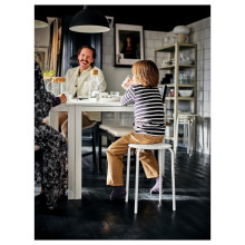 MARIUS مقعد, أبيض, 45 سم