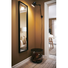 NISSEDAL مرآة, أسود, 40x150 سم