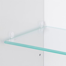 TREASJÖN خزانة بمرآة 1 باب/إضاءة مدمجة