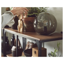 FJÄLLBO وحدة رفوف, أسود, 100x136 سم