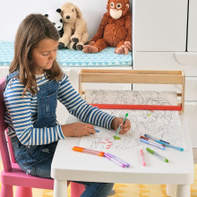 MÅLA حامل ورق مع تخزين