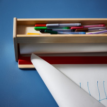 MÅLA حامل ورق مع تخزين