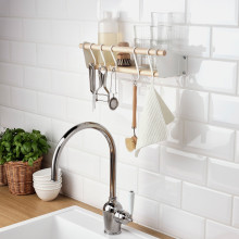 NEREBY خطاف بشكل S, أبيض