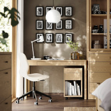 TONSTAD مكتب, قشرة سنديان, 120x47 سم