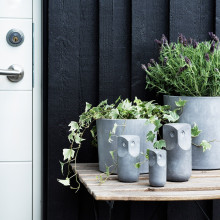 TONAD زينة طقم من 3, بومة/رمادي