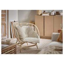 TOFTLUND سجادة, أبيض, 55x85 سم