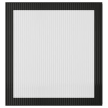 FÄLLSVIK باب زجاج, فحمي/زجاج قصب, 60x64 سم