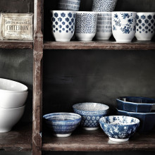 ENTUSIASM فنجان, نقش/أزرق, 22 سل