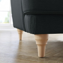 ESSEBODA كنبة 3 مقاعد, Knäbäck/فحمي بتولا