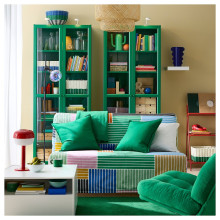 LYCKSELE MURBO كنبة-تخت بمقعدين, Grindtorp عدة ألوان