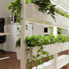 MITTZON إطار مع عجلات/حاوية/ صندوق أسلاك, أبيض, 85x205 سم