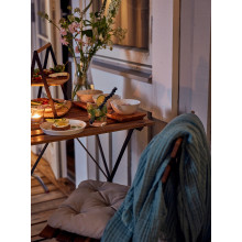 TÄRNÖ كرسي، خارجي, قابل للطي أسود/بني فاتح