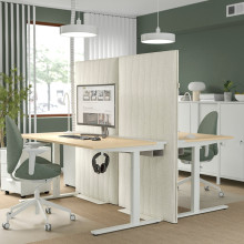 MITTZON حاجز صوت، قائم بذاته, Gunnared بيج, 90x157 سم