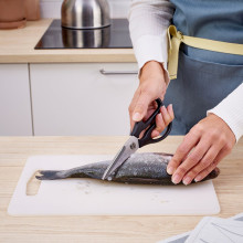 SVARTFISK مقص مطبخ, ستينلس ستيل/أسود