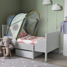 ELDFLUGA خيمة تخت, أزرق/أخضر, 70/80/90