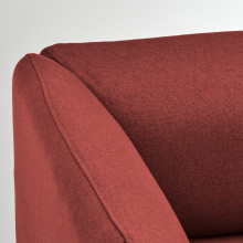 LILLEHEM وحدة كنبة زاوية، مقعدين, Gunnared/بني-أحمر معدن